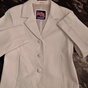 USA Leather Blazer   Size 8
